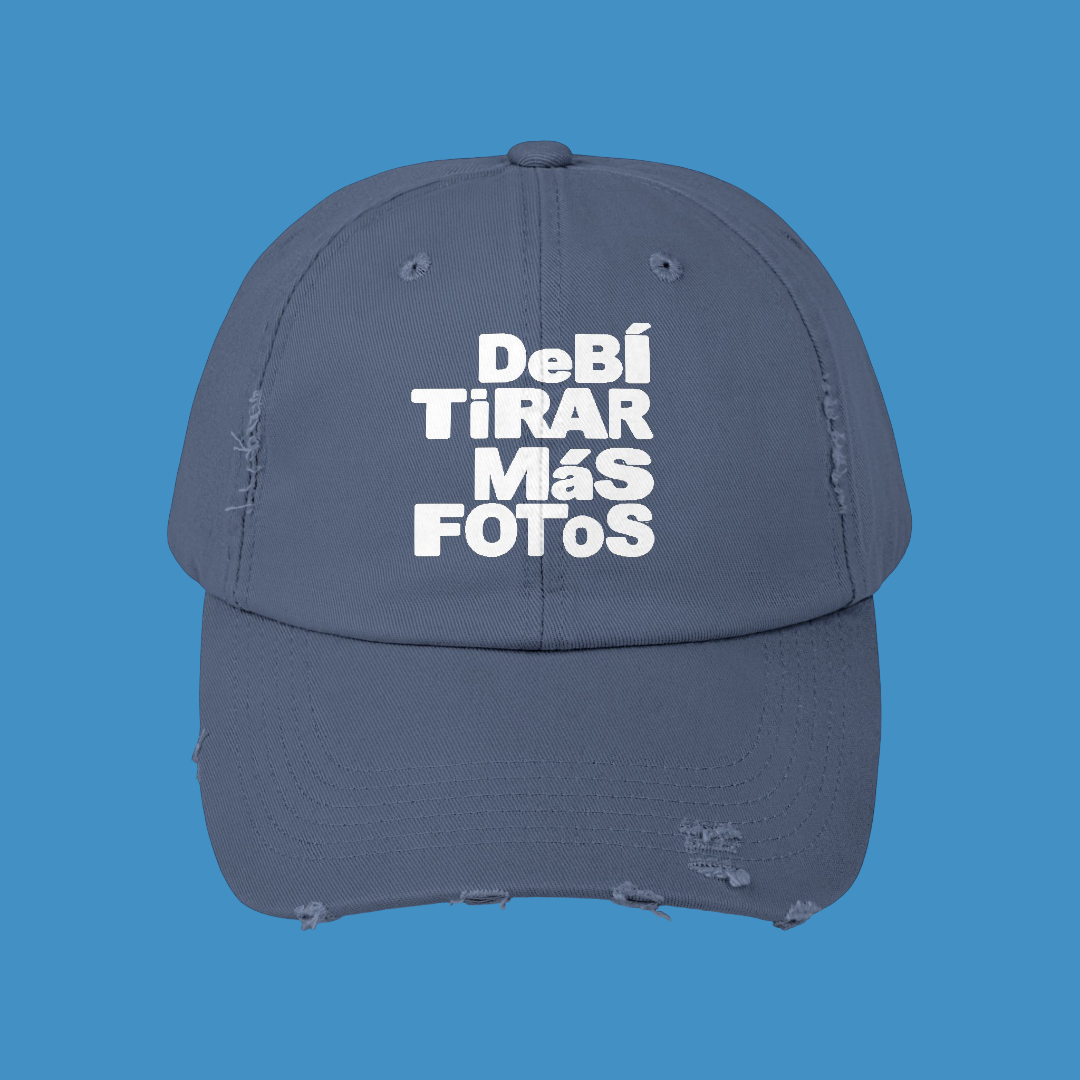Bad Bunny Debi Tirar Mas Fotos Signature Hat| Bad Bunny Merch | Bad Bunny NFL Super Bowl Merch