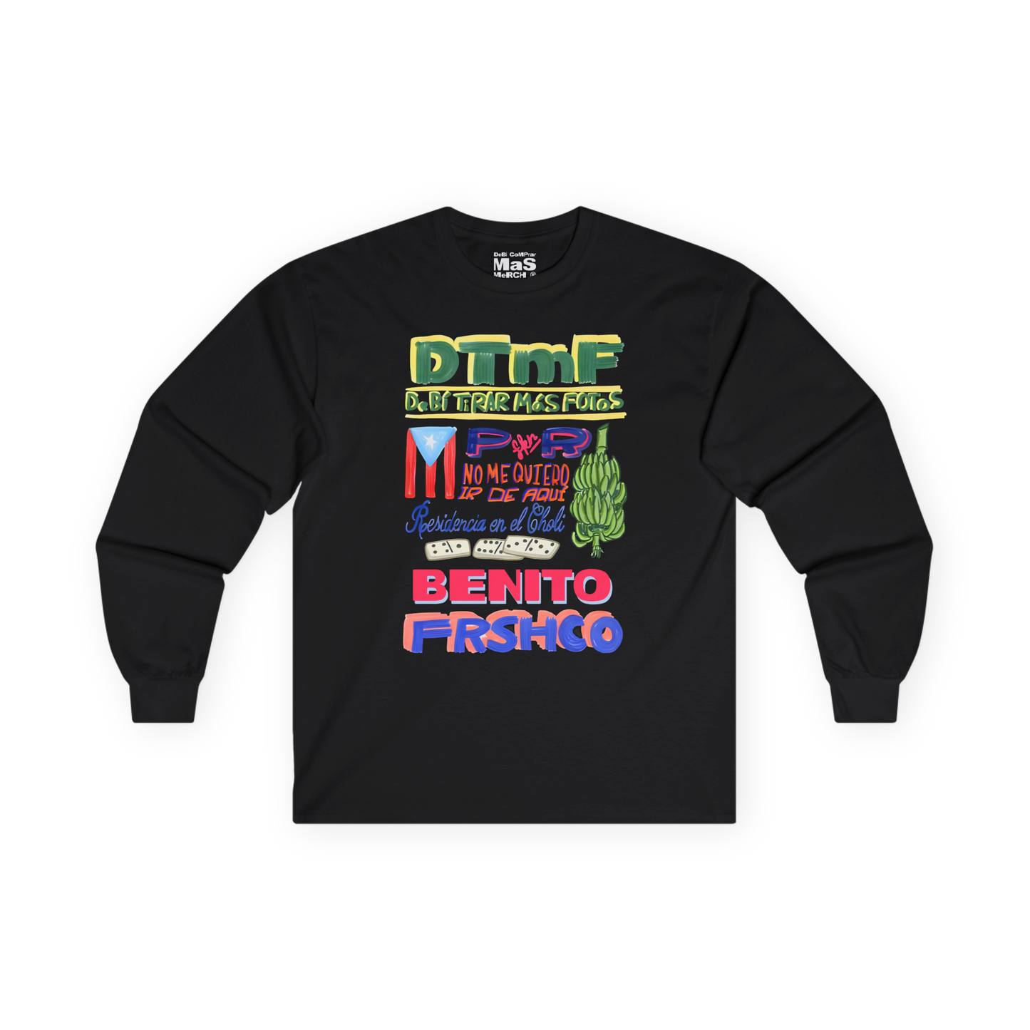 Bad Bunny Residencia Long Sleeve Bad Bunny Merch | DTMF Merch