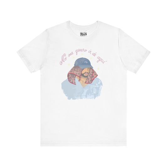 Bad Bunny No Me Quiero Ir Tee | Bad Bunny Merch | Bad Bunny NFL Super Bowl Merch