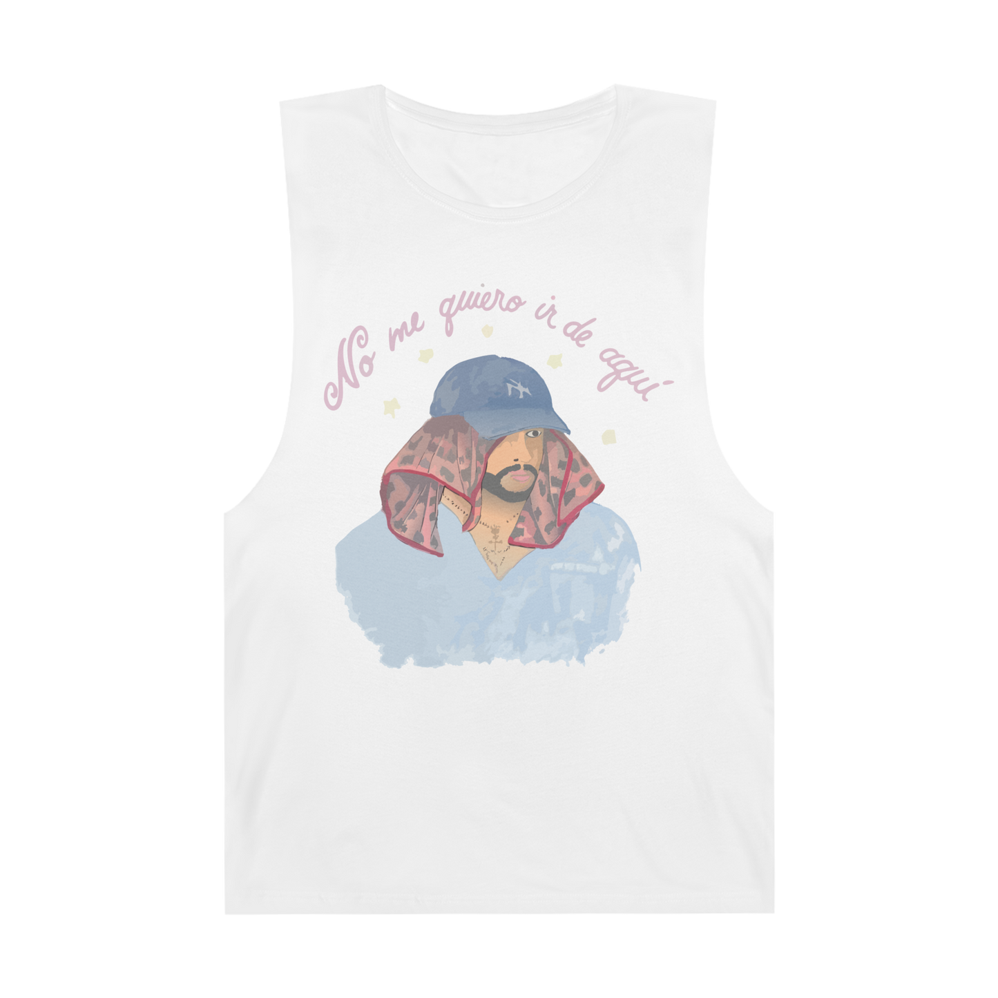 Bad Bunny No Me Quiero Ir Tank | Bad Bunny Merch | Bad Bunny NFL Super Bowl Merch