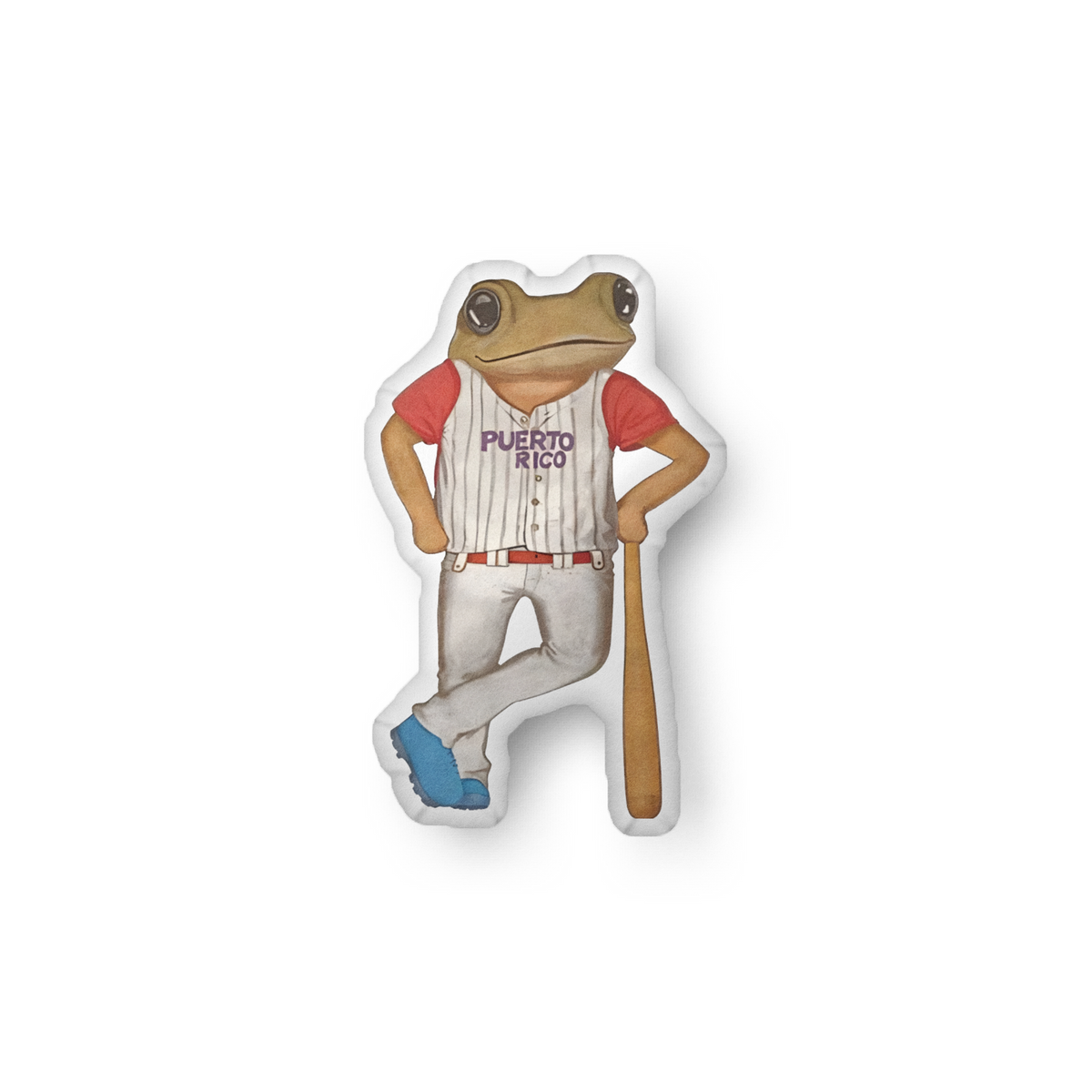 Bad Bunny Concho Baseball Pillow| Bad Bunny Merch | Bad Bunny NFL Super Bowl Merch Debi Comprar Mas Merch ®