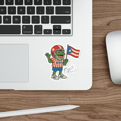 Bad Bunny Sapo Concho Coqui Benito Bowl Sticker | Bad Bunny Merch | Bad Bunny NFL Super Bowl Merch