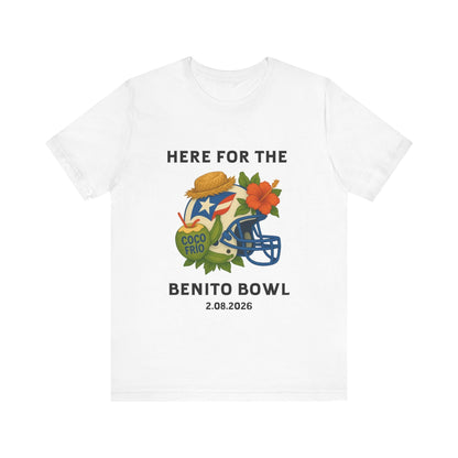 Bad Bunny Benito Bowl Short Sleeve | Bad Bunny Merch | Bad Bunny NFL Super Bowl Merch
