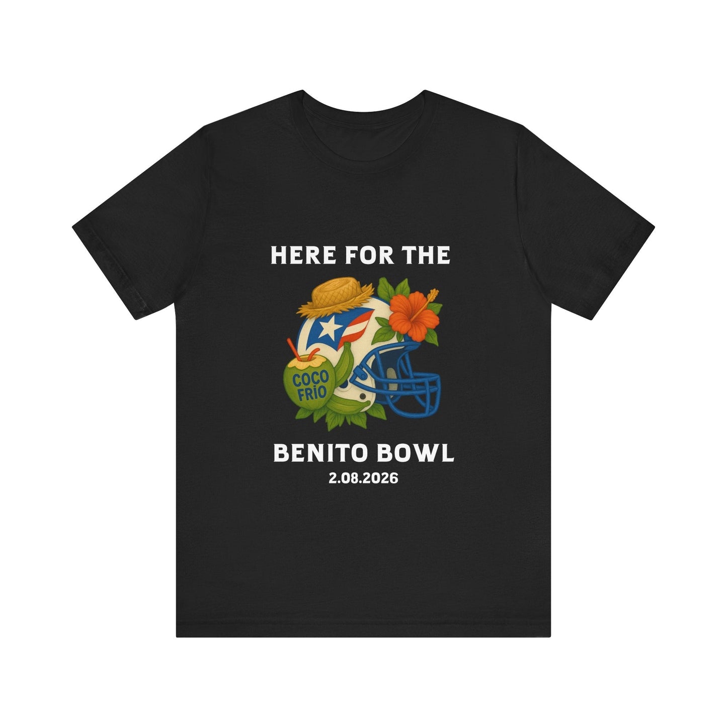 Bad Bunny Benito Bowl Short Sleeve | Bad Bunny Merch | Bad Bunny NFL Super Bowl Merch