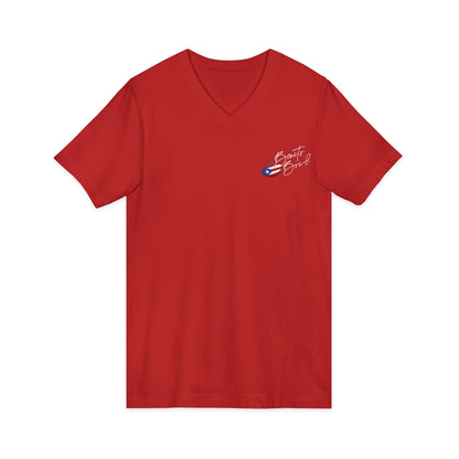 Bad Bunny Team Benito V-Neck Jersey Style Short Sleeve | Bad Bunny Merch | Bad Bunny NFL Super Bowl Merch