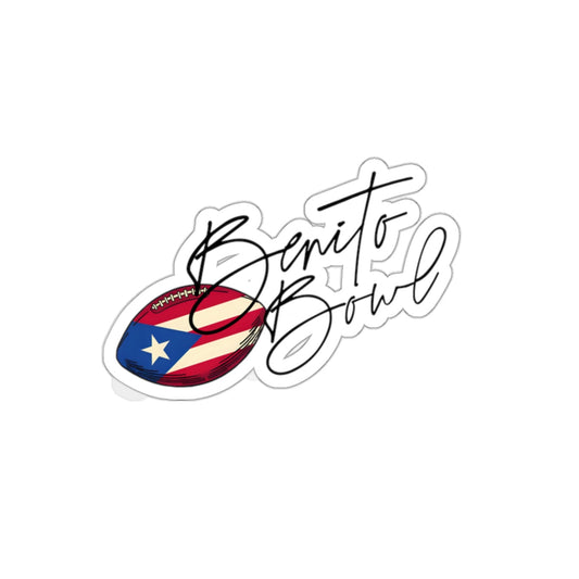 Bad Bunny Benito Bowl Commemorative Sticker | Bad Bunny Merch | Bad Bunny NFL Super Bowl Merch