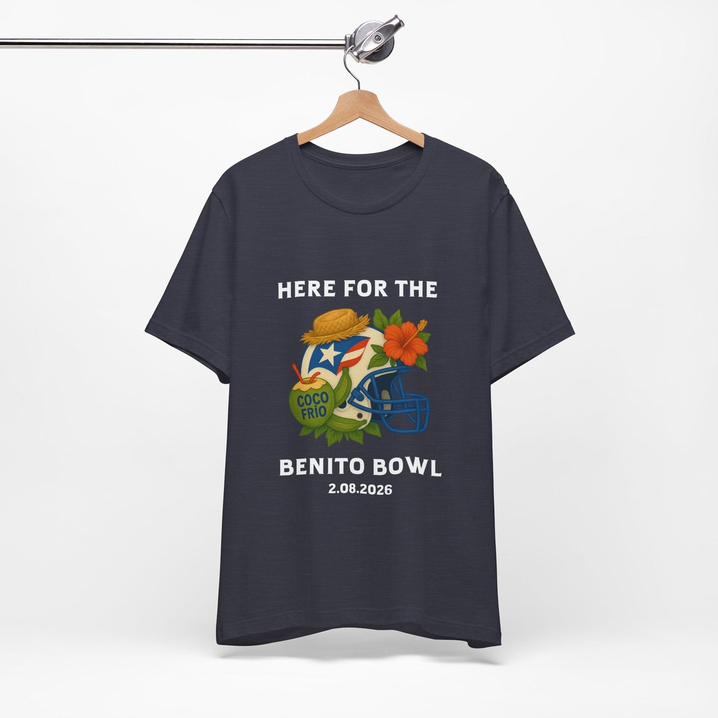 Bad Bunny Benito Bowl Short Sleeve | Bad Bunny Merch | Bad Bunny NFL Super Bowl Merch