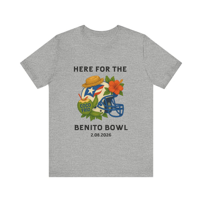 Bad Bunny Benito Bowl Short Sleeve | Bad Bunny Merch | Bad Bunny NFL Super Bowl Merch
