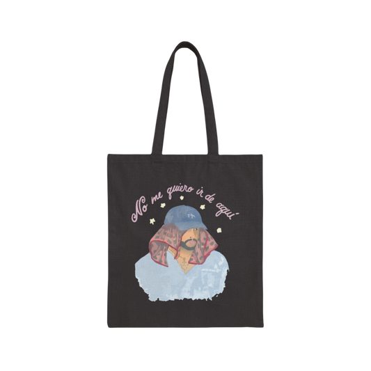 Bad Bunny Bad Bunny  No Me Quiero Ir Tote Bag | Bad Bunny Merch | Bad Bunny NFL Super Bowl Merch Bad Bunny Merch
