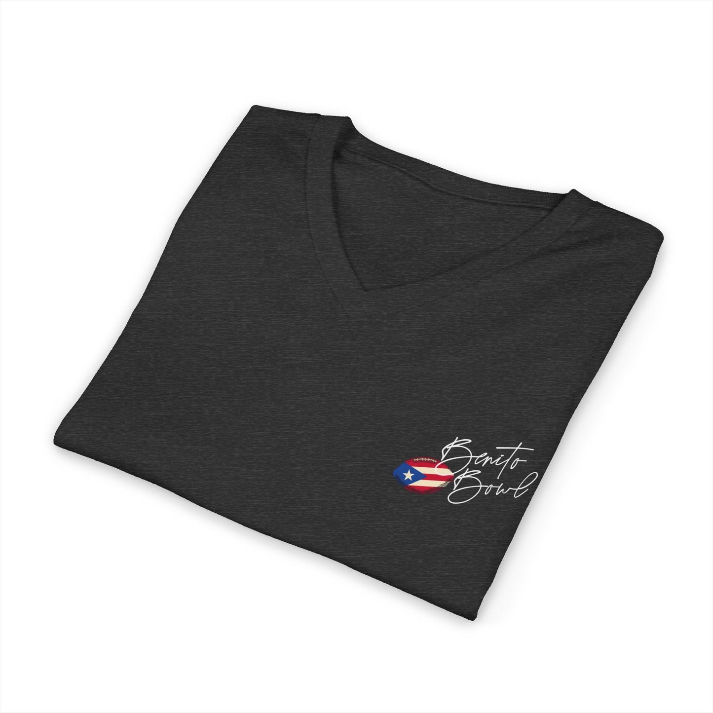 Bad Bunny Team Benito V-Neck Jersey Style Short Sleeve | Bad Bunny Merch | Bad Bunny NFL Super Bowl Merch