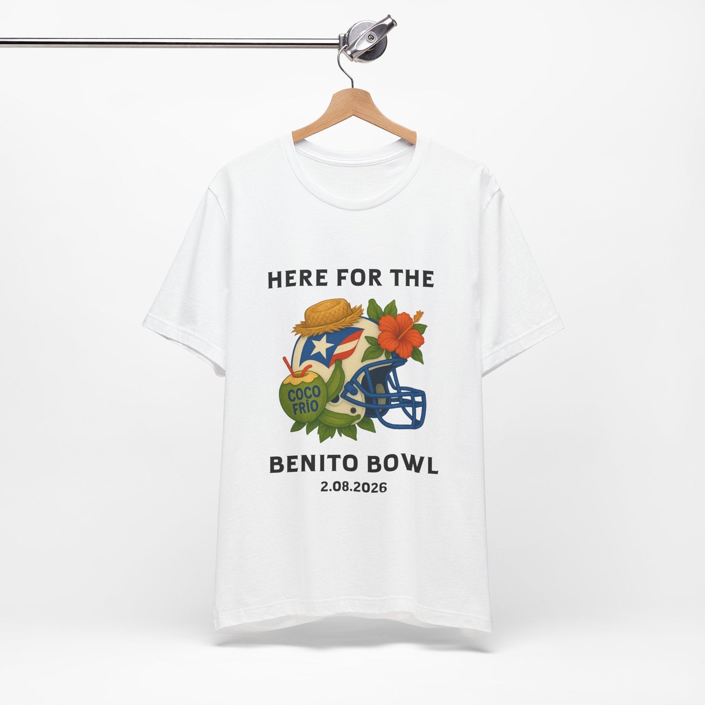 Bad Bunny Benito Bowl Short Sleeve | Bad Bunny Merch | Bad Bunny NFL Super Bowl Merch