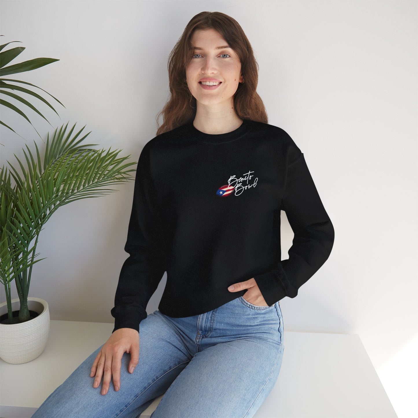 Bad Bunny Benito Bowl Crewneck Sweatshirt | Bad Bunny Merch | Bad Bunny NFL Super Bowl Merch