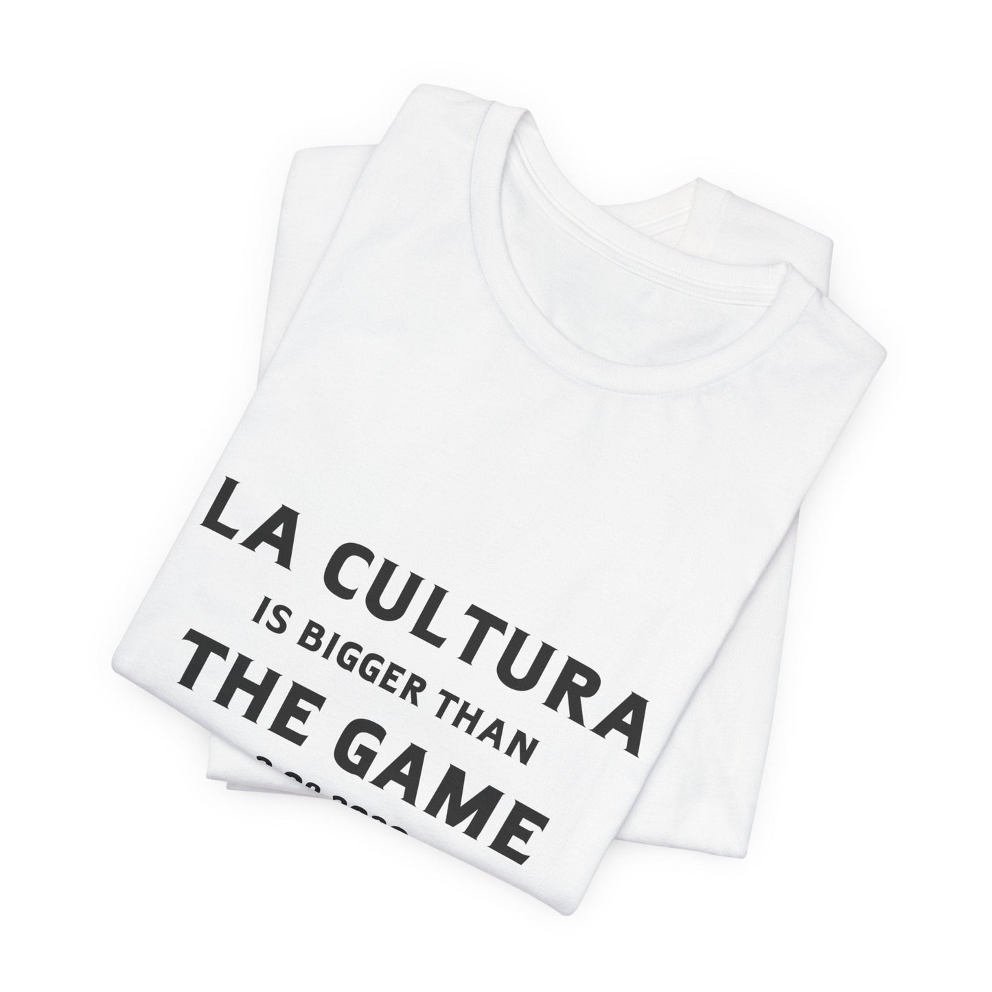 Bad Bunny La Cultura is Bigger Benito Bowl Short Sleeve | Bad Bunny Merch | Bad Bunny NFL Super Bowl Merch