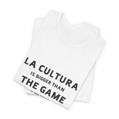 Bad Bunny La Cultura is Bigger Benito Bowl Short Sleeve | Bad Bunny Merch | Bad Bunny NFL Super Bowl Merch