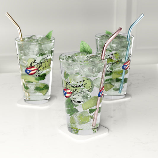 Bad Bunny Benito Bowl Pint Glass   | Bad Bunny Merch | Bad Bunny NFL Super Bowl Merch