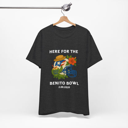 Bad Bunny Benito Bowl Short Sleeve | Bad Bunny Merch | Bad Bunny NFL Super Bowl Merch