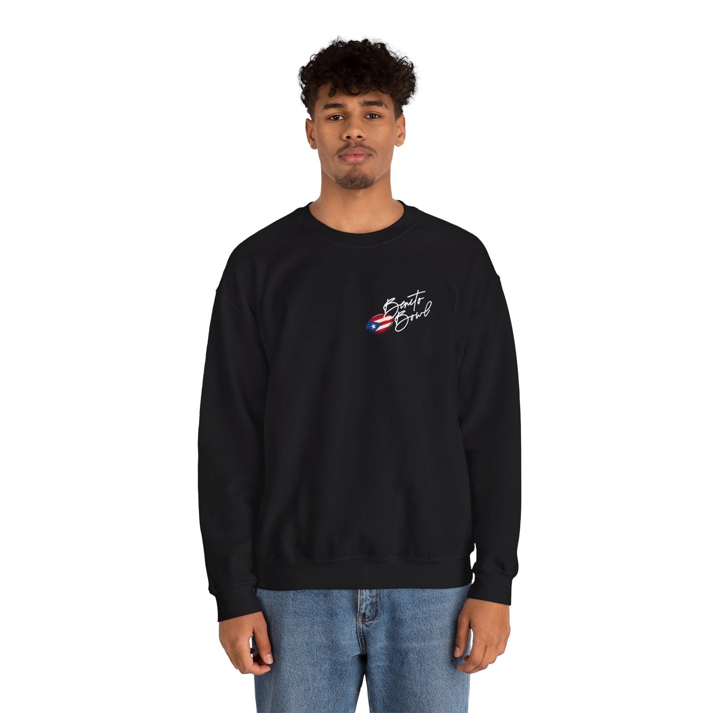 Bad Bunny Benito Bowl Crewneck Sweatshirt | Bad Bunny Merch | Bad Bunny NFL Super Bowl Merch