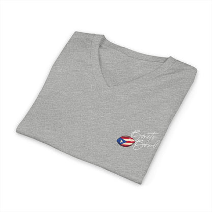 Bad Bunny Team Benito V-Neck Jersey Style Short Sleeve | Bad Bunny Merch | Bad Bunny NFL Super Bowl Merch