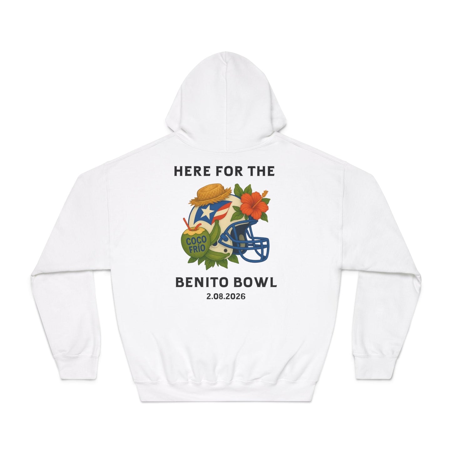 Bad Bunny  Benito Bowl Hoodie | Bad Bunny Merch | Bad Bunny NFL Super Bowl Merch