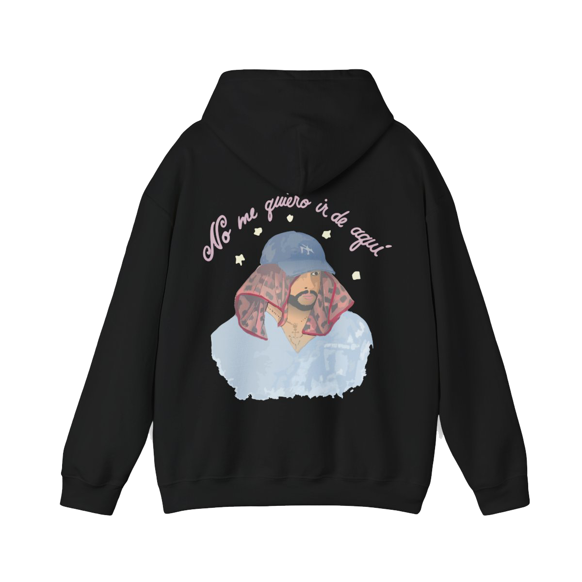 Bad Bunny No me quiero ir Hoodie | Bad Bunny Merch | Bad Bunny NFL Super Bowl Merch