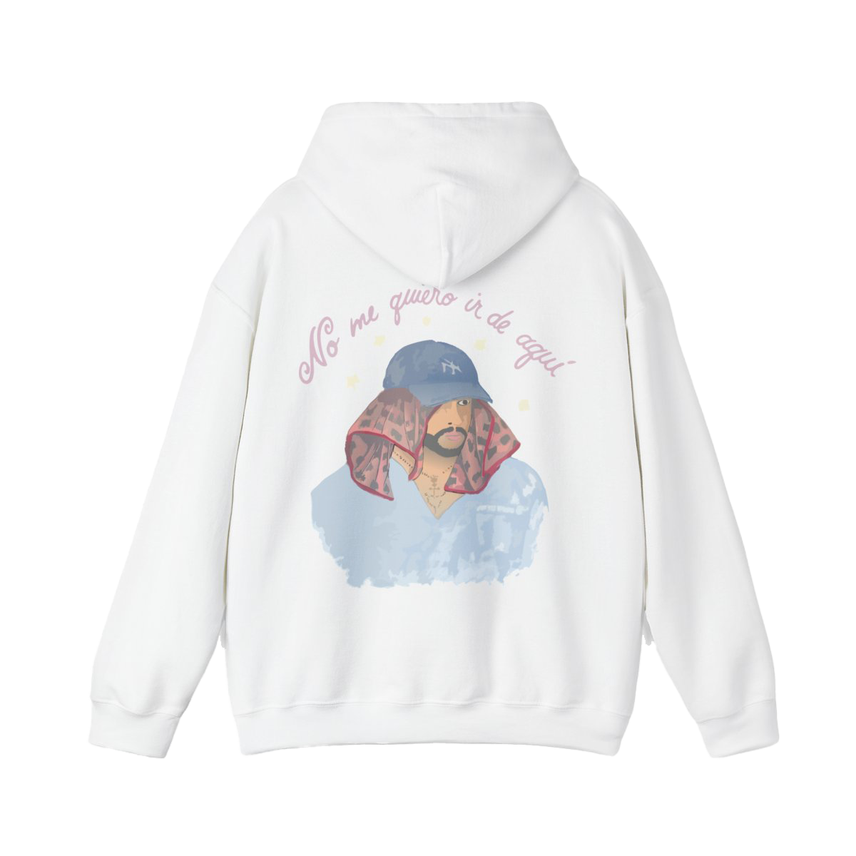 Bad Bunny No me quiero ir Hoodie | Bad Bunny Merch | Bad Bunny NFL Super Bowl Merch