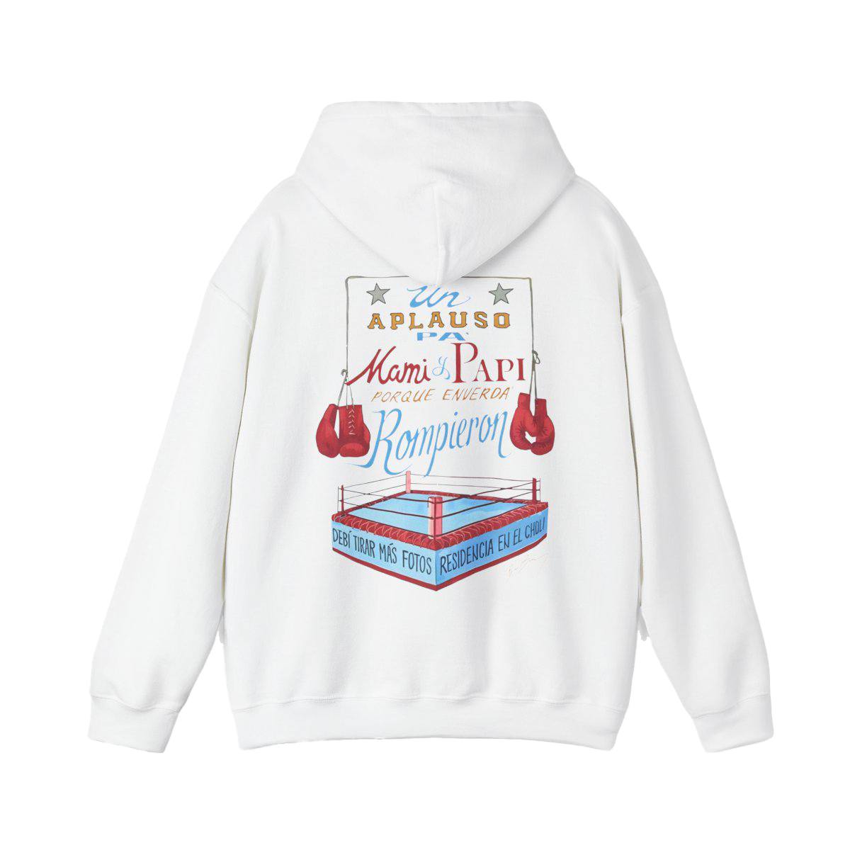Bad Bunny Boxing Hoodie | Bad Bunny Merch | Bad Bunny NFL Super Bowl Merch