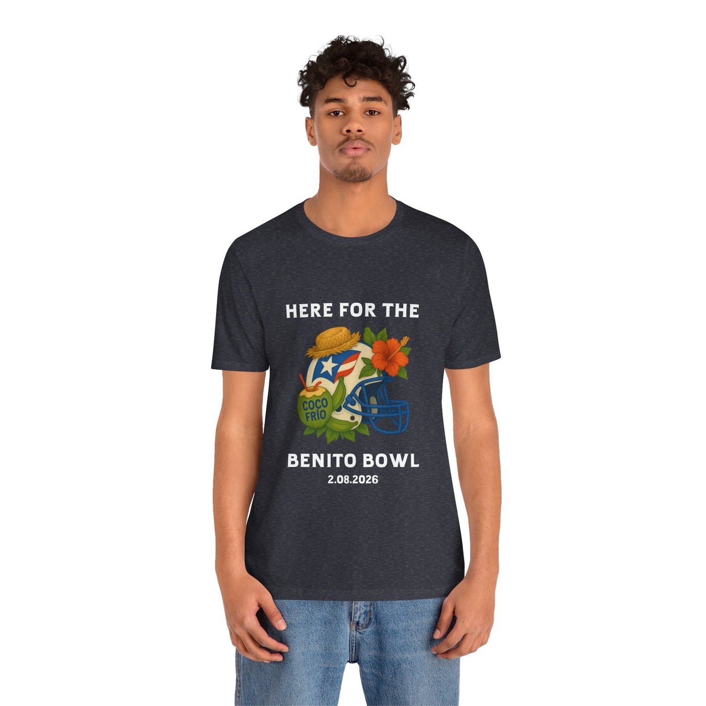 Bad Bunny Benito Bowl Short Sleeve | Bad Bunny Merch | Bad Bunny NFL Super Bowl Merch