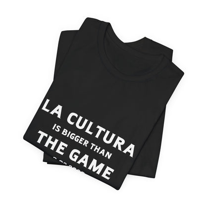 Bad Bunny La Cultura is Bigger Benito Bowl Short Sleeve | Bad Bunny Merch | Bad Bunny NFL Super Bowl Merch