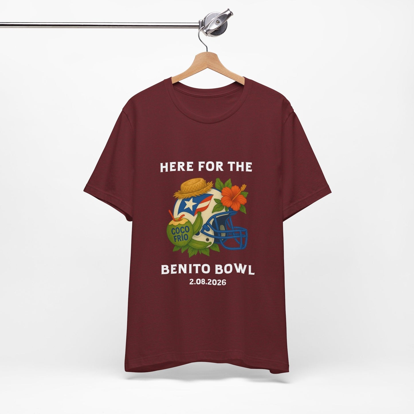 Bad Bunny Benito Bowl Short Sleeve | Bad Bunny Merch | Bad Bunny NFL Super Bowl Merch