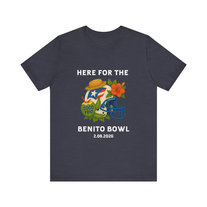 Bad Bunny Benito Bowl Short Sleeve | Bad Bunny Merch | Bad Bunny NFL Super Bowl Merch
