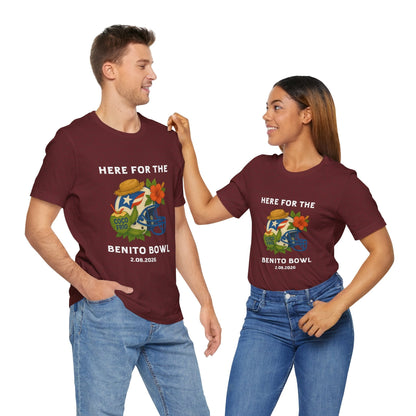 Bad Bunny Benito Bowl Short Sleeve | Bad Bunny Merch | Bad Bunny NFL Super Bowl Merch