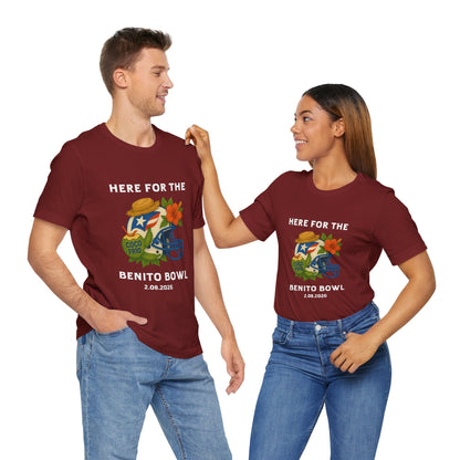 Bad Bunny Benito Bowl Short Sleeve | Bad Bunny Merch | Bad Bunny NFL Super Bowl Merch