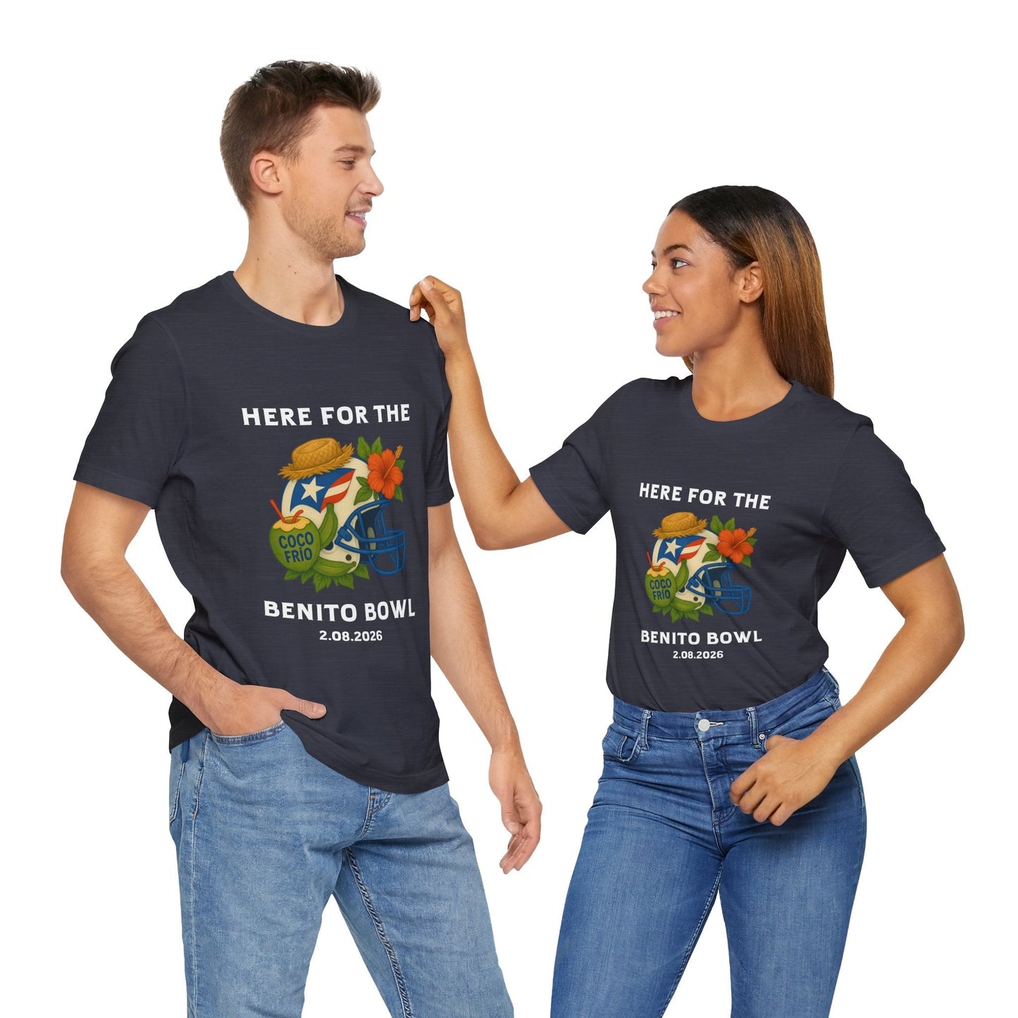 Bad Bunny Benito Bowl Short Sleeve | Bad Bunny Merch | Bad Bunny NFL Super Bowl Merch