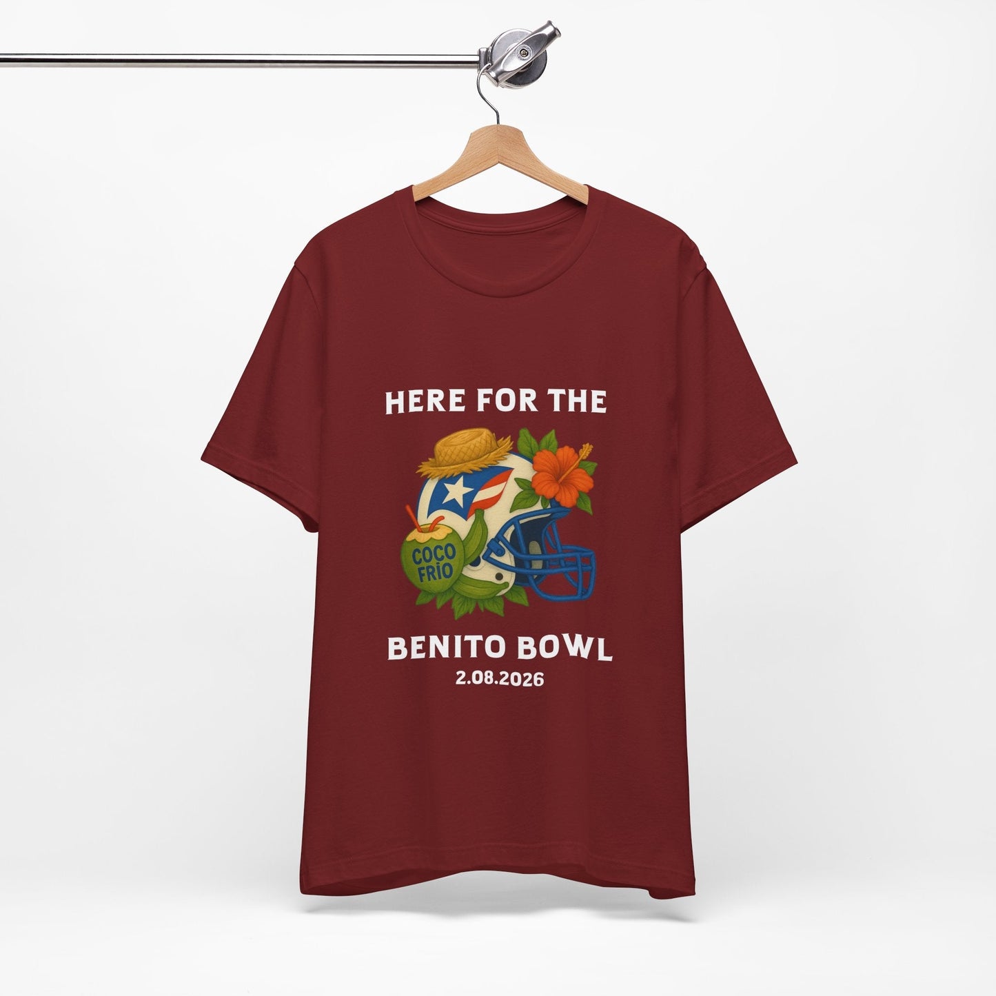 Bad Bunny Benito Bowl Short Sleeve | Bad Bunny Merch | Bad Bunny NFL Super Bowl Merch