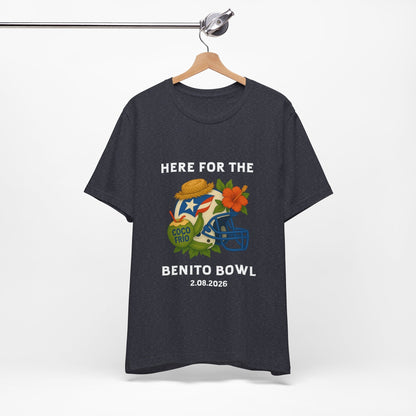 Bad Bunny Benito Bowl Short Sleeve | Bad Bunny Merch | Bad Bunny NFL Super Bowl Merch