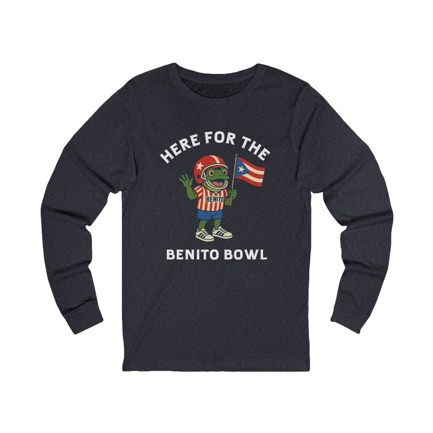 Bad Bunny Sapo Concho Coqui Long Sleeve | Bad Bunny Merch | Bad Bunny NFL Super Bowl Merch
