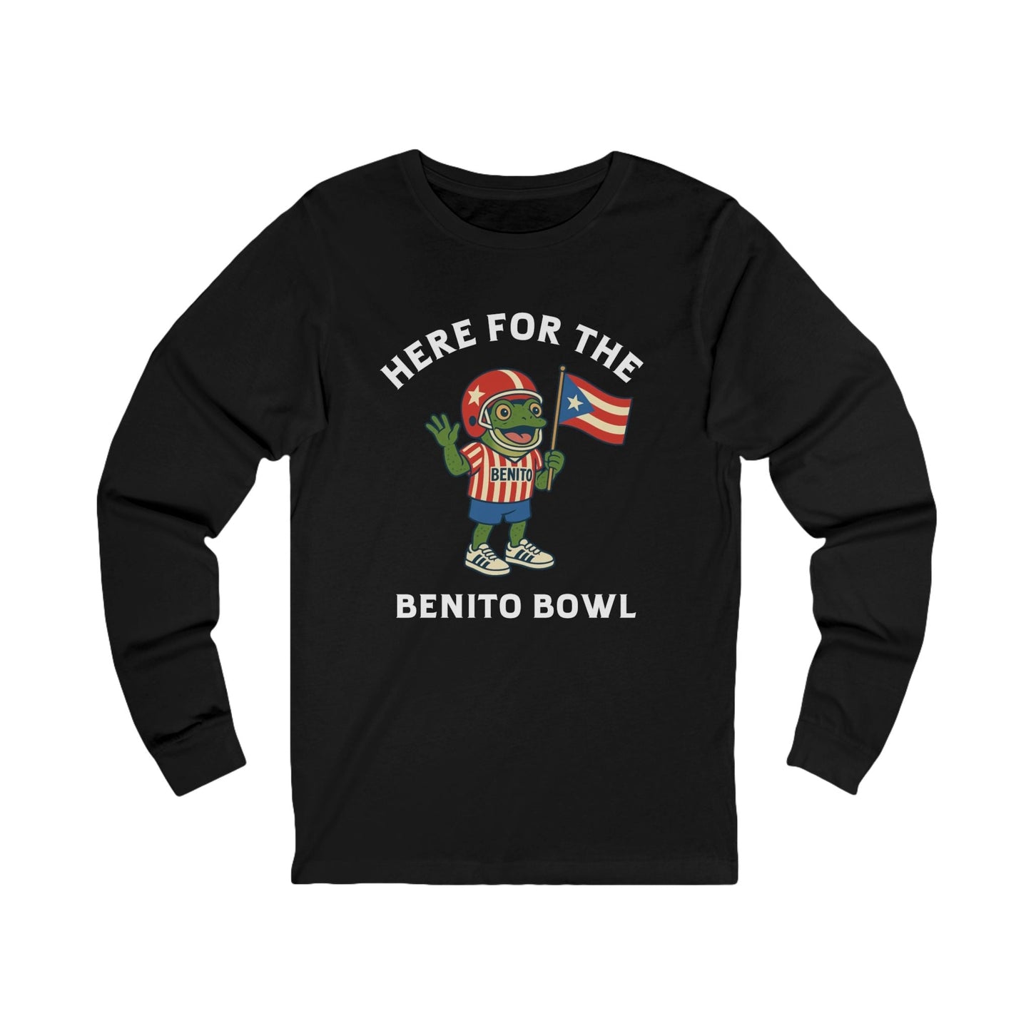 Bad Bunny Sapo Concho Coqui Long Sleeve | Bad Bunny Merch | Bad Bunny NFL Super Bowl Merch