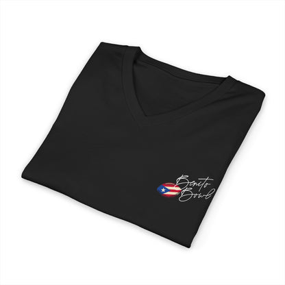 Bad Bunny Team Benito V-Neck Jersey Style Short Sleeve | Bad Bunny Merch | Bad Bunny NFL Super Bowl Merch
