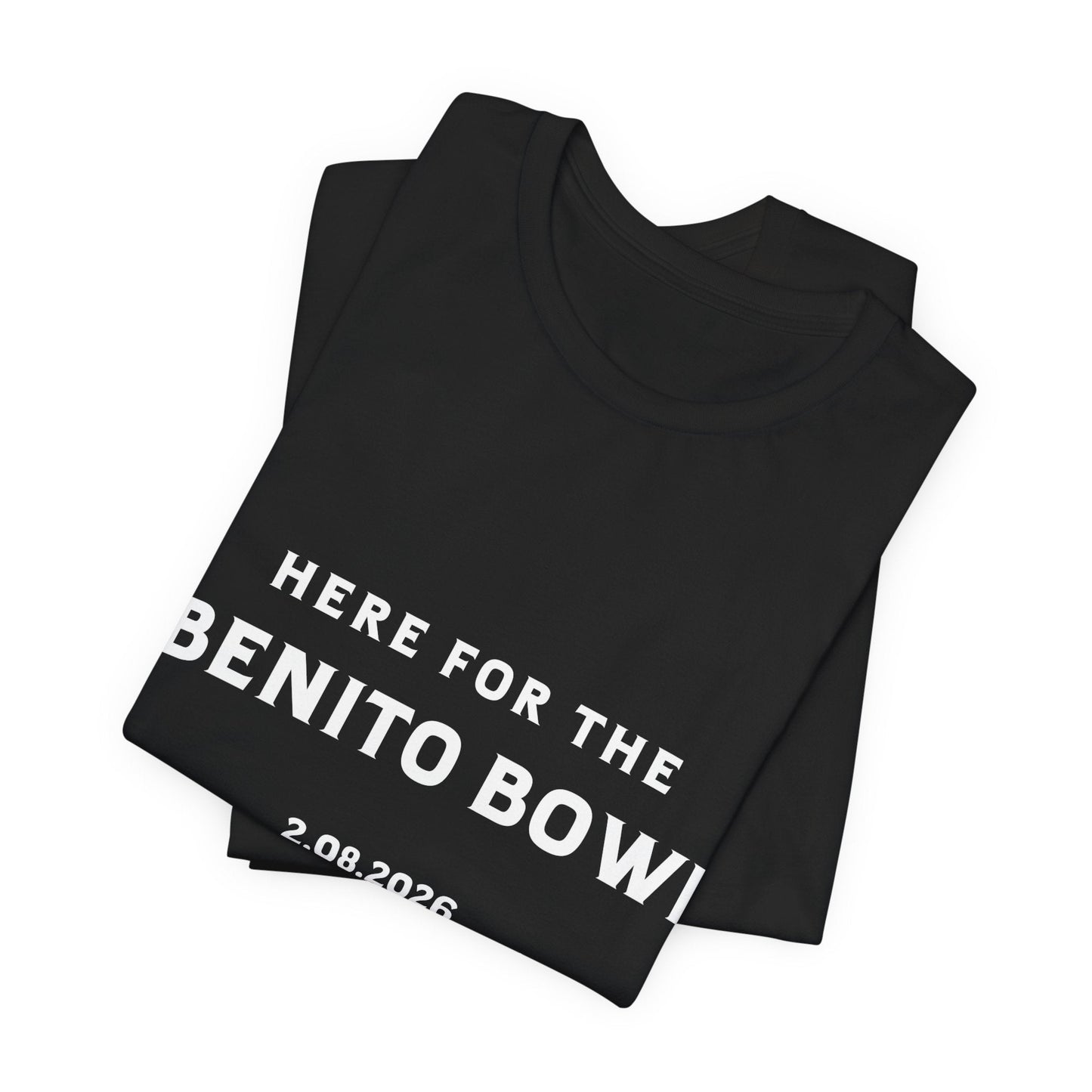 Bad Bunny Benito Bowl Short Sleeve Tee Shirt | Bad Bunny Merch | Bad Bunny NFL Super Bowl Merch