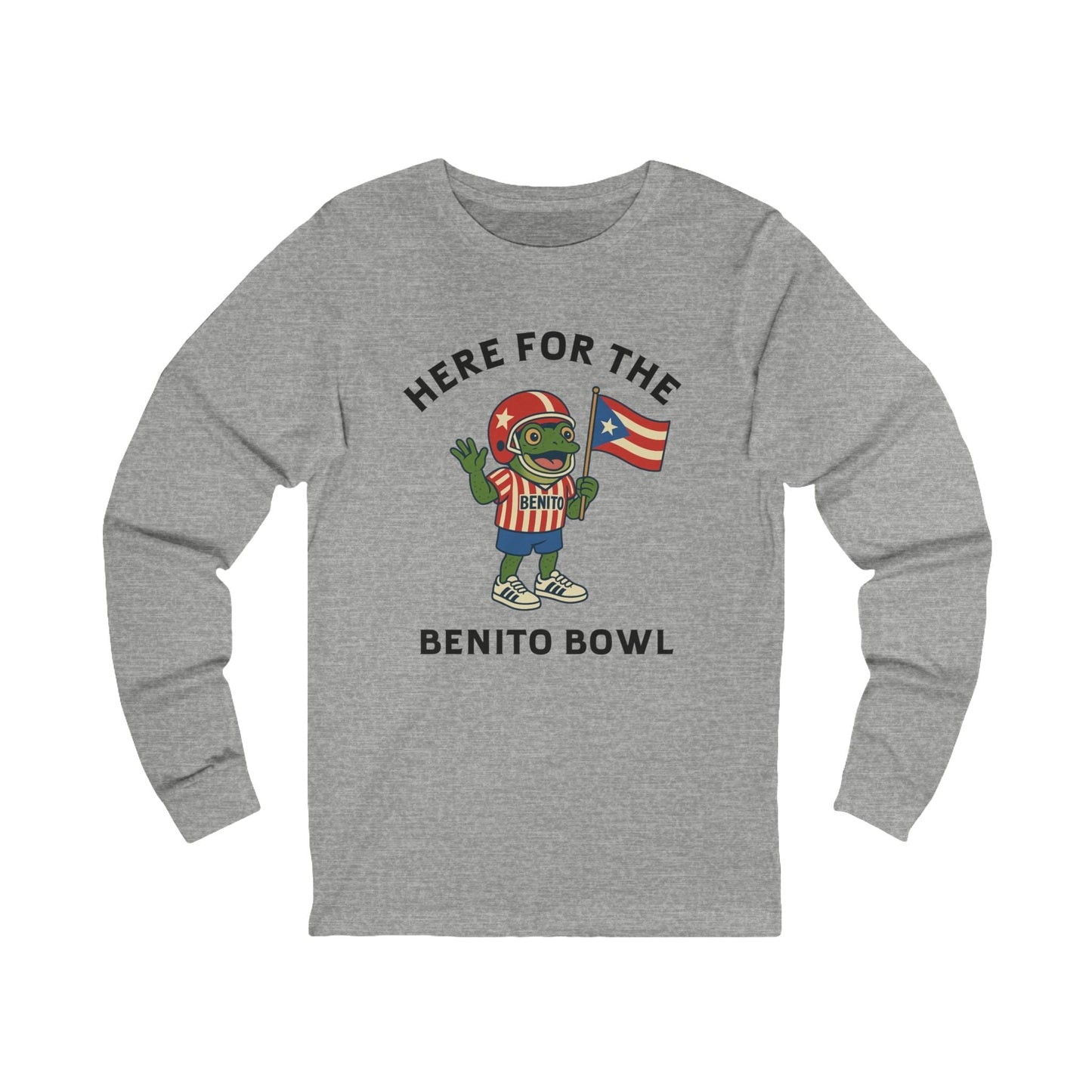 Bad Bunny Sapo Concho Coqui Long Sleeve | Bad Bunny Merch | Bad Bunny NFL Super Bowl Merch