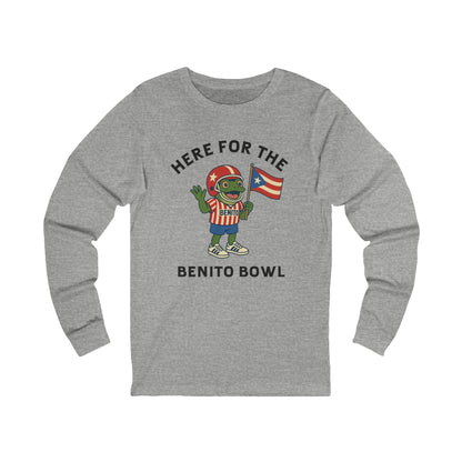 Bad Bunny Sapo Concho Coqui Long Sleeve | Bad Bunny Merch | Bad Bunny NFL Super Bowl Merch