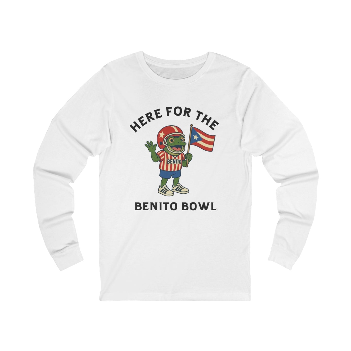 Bad Bunny Sapo Concho Coqui Long Sleeve | Bad Bunny Merch | Bad Bunny NFL Super Bowl Merch