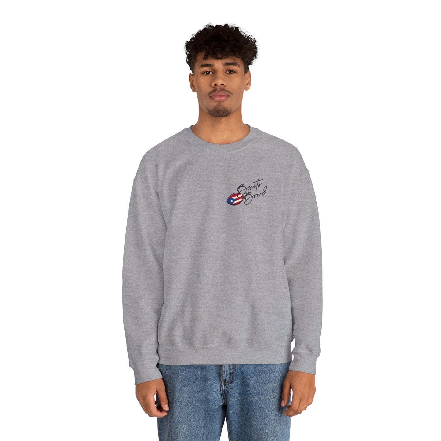Bad Bunny Benito Bowl Crewneck Sweatshirt | Bad Bunny Merch | Bad Bunny NFL Super Bowl Merch