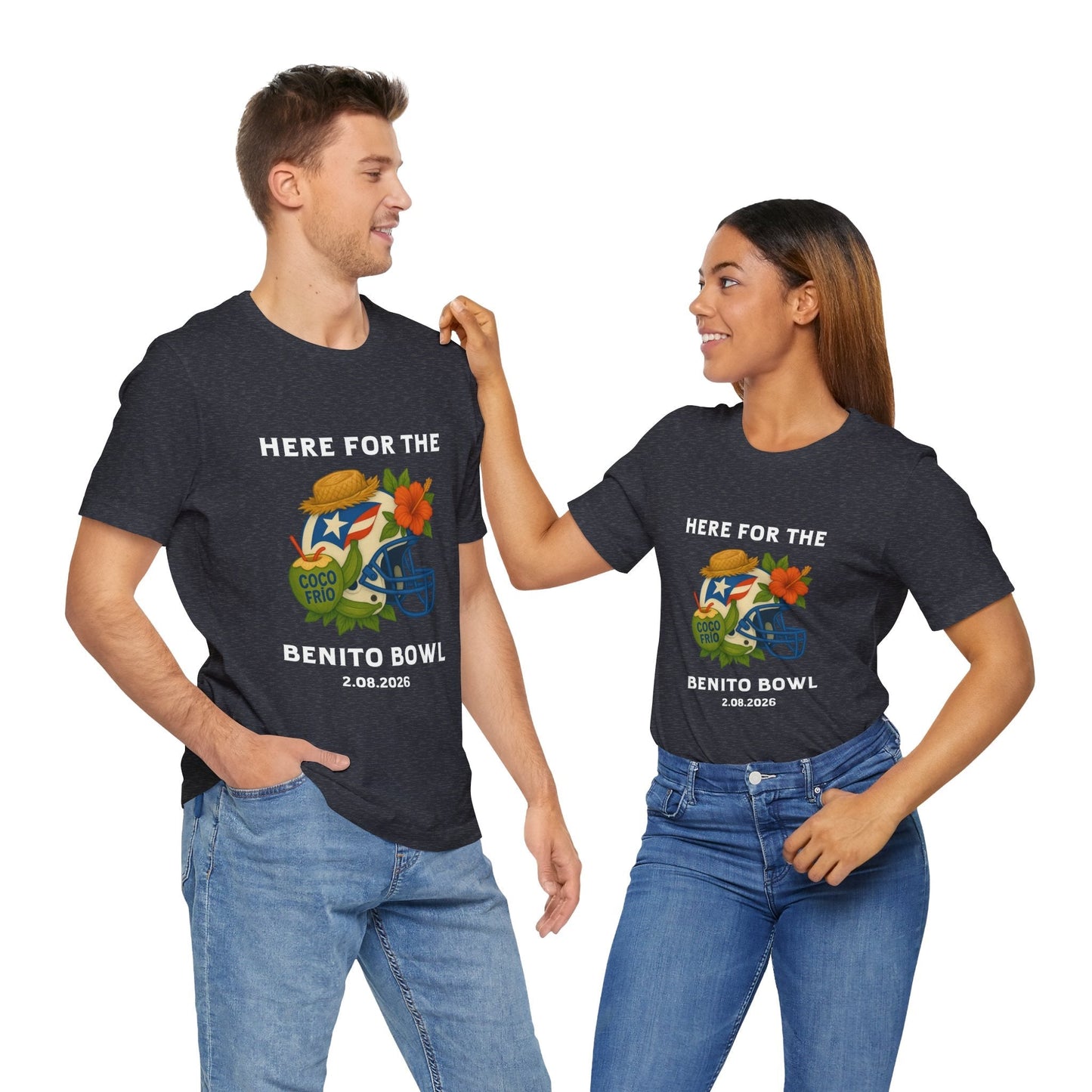 Bad Bunny Benito Bowl Short Sleeve | Bad Bunny Merch | Bad Bunny NFL Super Bowl Merch