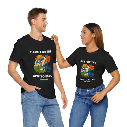 Bad Bunny Benito Bowl Short Sleeve | Bad Bunny Merch | Bad Bunny NFL Super Bowl Merch