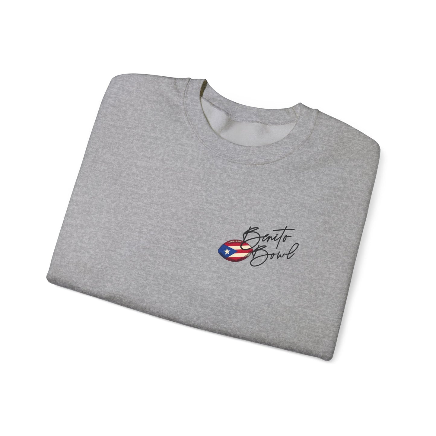 Bad Bunny Benito Bowl Crewneck Sweatshirt | Bad Bunny Merch | Bad Bunny NFL Super Bowl Merch