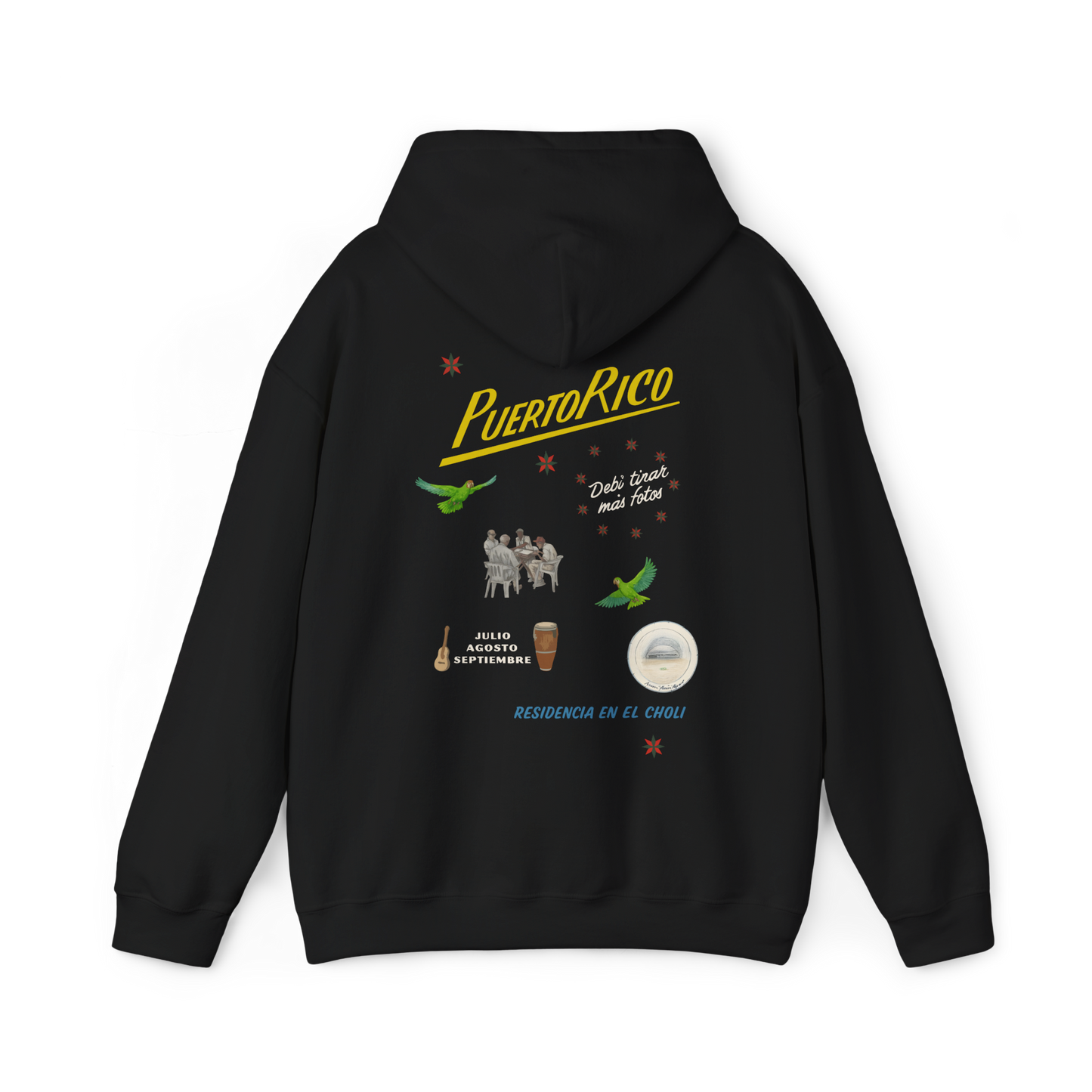 Bad Bunny No Me Quiero Ir PR Hoodie | Bad Bunny Merch | Bad Bunny NFL Super Bowl Merch