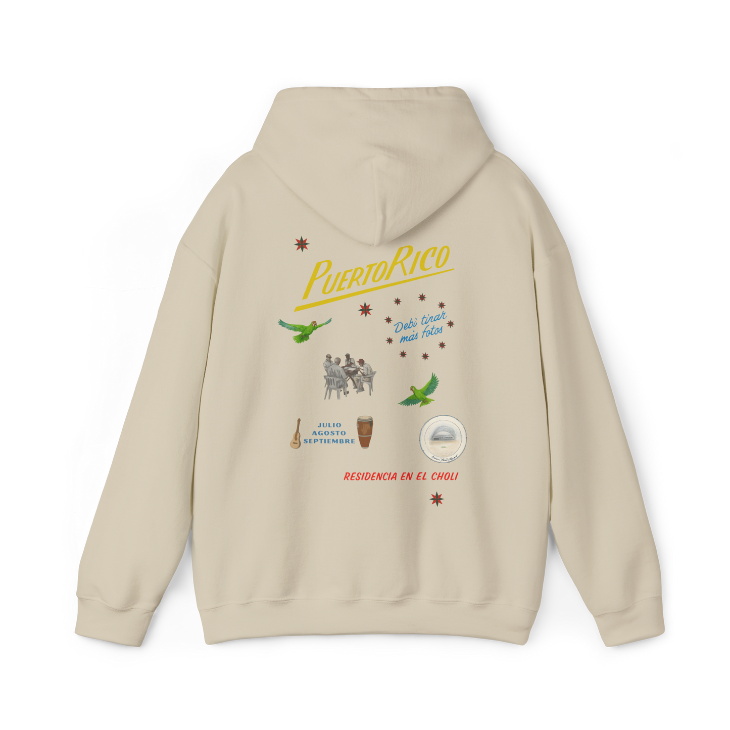 Bad Bunny No Me Quiero Ir PR Hoodie | Bad Bunny Merch | Bad Bunny NFL Super Bowl Merch