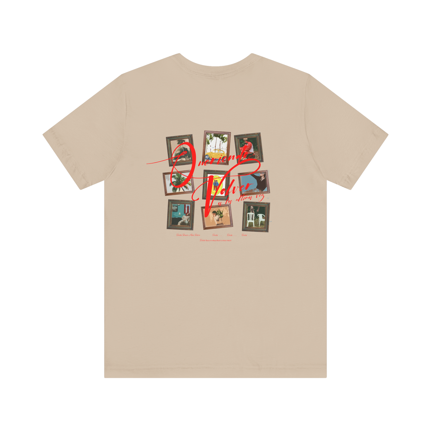 Bad Bunny Quiero Volver Tee  | Bad Bunny Merch | Bad Bunny NFL Super Bowl Merch