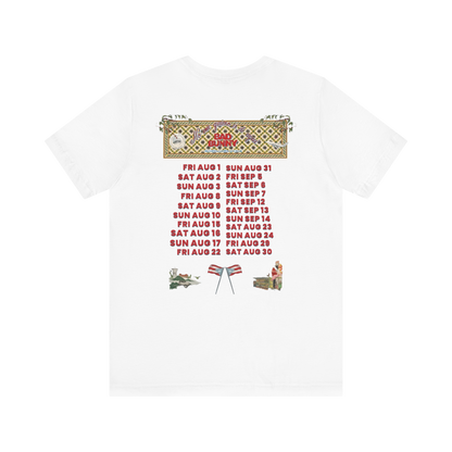 Bad Bunny Concho Tour Dates Tee  | Bad Bunny Merch | Bad Bunny NFL Super Bowl Merch